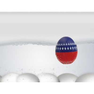 Patriotic Red and Blue Singing Egg Timer with Stars