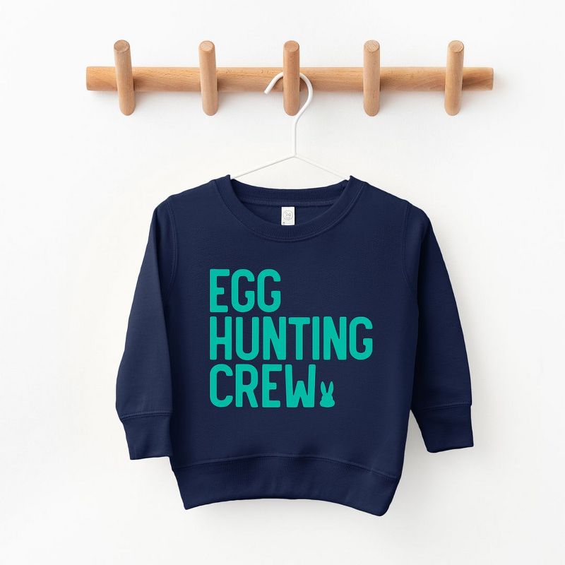 The Juniper Shop Egg Hunting Crew Bunny Toddler Graphic Sweatshirt, 1 of 3