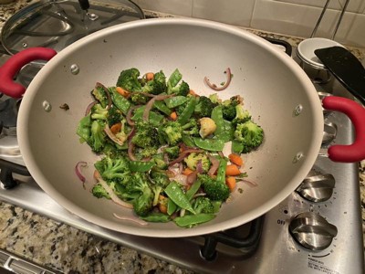 Create Delicious 14.25-Inch Nonstick Induction Wok – Rachael Ray