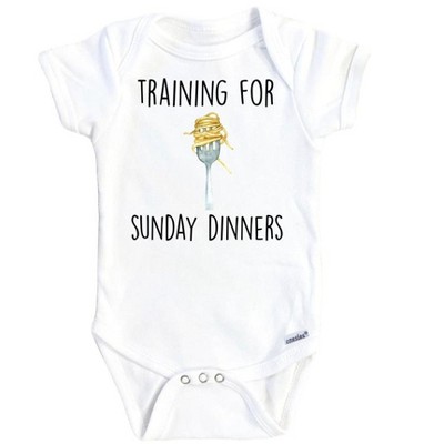 Pasta Italian Sunday Onesie® Baby Boy Girl Clothes Infant Bodysuit Funny Cute Newborn GS1