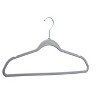DEILSY Durable Non-Velvet Plastic Hangers, Slim and Space Saving - 2 of 4