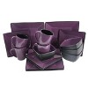 16pc Stoneware Berry Heart Square Dinnerware Set Purple - Elama: Microwave & Dishwasher Safe, Service for 4 - image 2 of 3