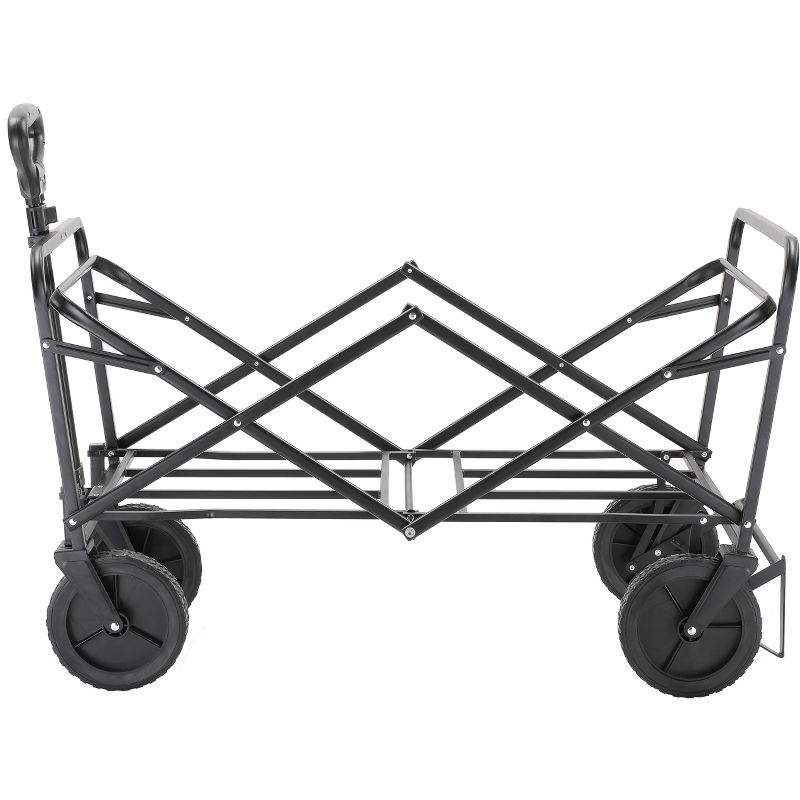 EchoSmile 4.06 cu. ft. Fabric Portable Garden Cart with Adjustable Rolling Wheels, 5 of 16