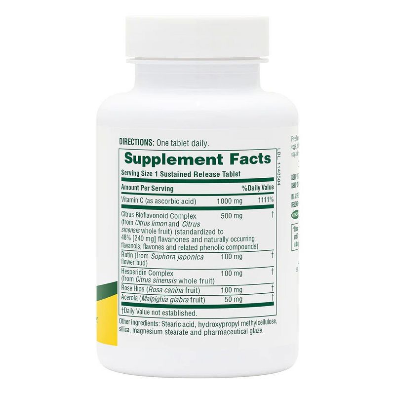 Nature's Plus Super C Complex Time Release  -  60 Sustained Release Tablet, 2 of 4