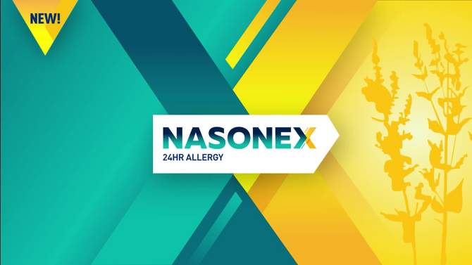 Nasonex 24HR Non Drowsy Mometasone Furoate Allergy Medicine Nasal Spray - 120 Sprays, 2 of 9, play video