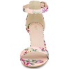 Allegra K Women's High Heels Ankle Strap Chunky Sandals - 2 of 4