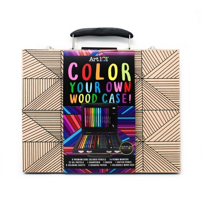 Art 101 Color Your Own Wood Art Set