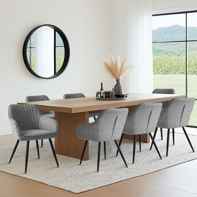 Farmhouse Dining Chairs Set of 8,Modern Design Upholstered Dining Chair for Dinging Room,Living Room,Indoor Furniture-Tanpinhause