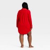 Women's Cloud Knit Modal Notch Collar Long Sleeve Nightgown - Auden™ - 2 of 3
