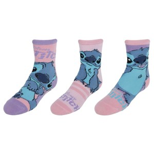 Textiel Trade Kid's Disney's Lilo & Stitch Fun Novelty Socks (3 Pair) - 1 of 4