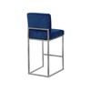 Meridian Furniture,Giselle Navy Velvet Stool - 2 of 4