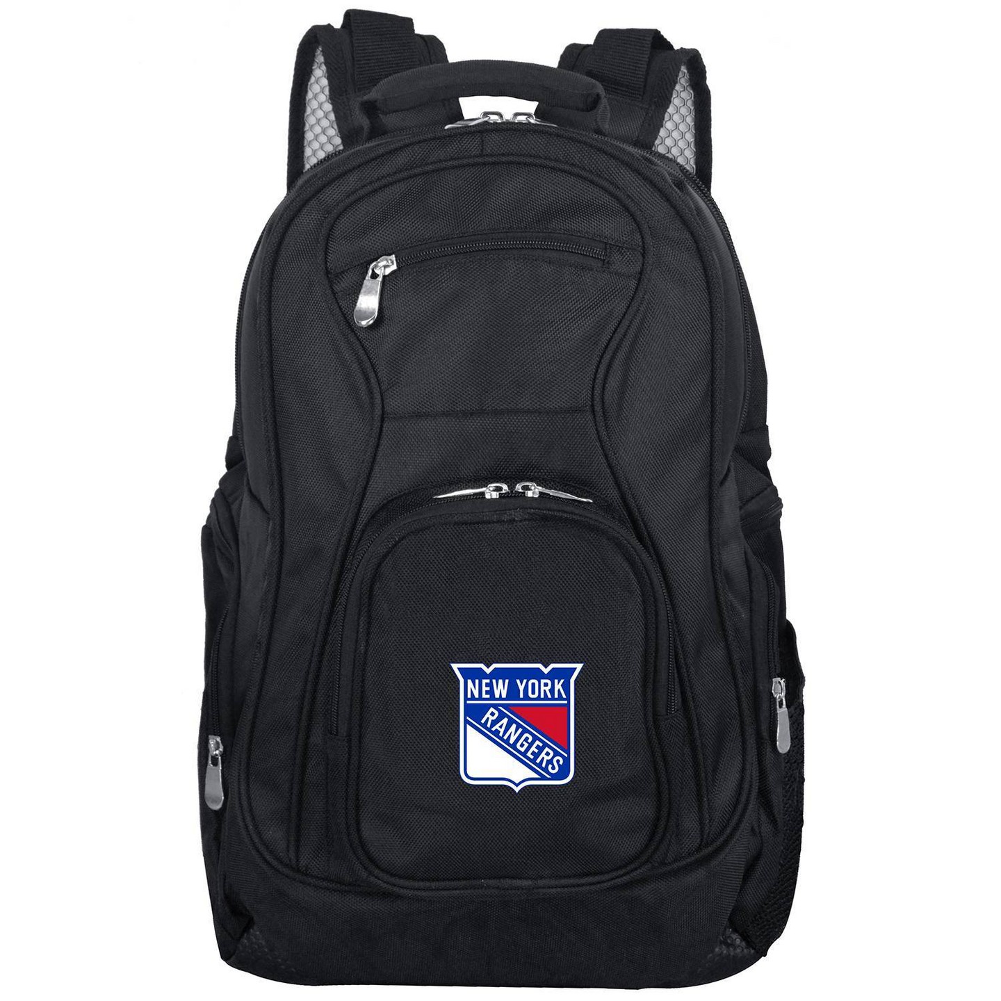 Рюкзак NHL New York Rangers Mojo Premium 19" Laptop - Black, цвет: Чёрный — фото 1
