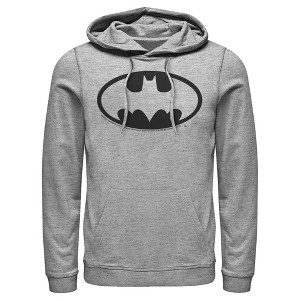 Men's Batman Dark Night Logo Pull Over Hoodie - 1 of 3