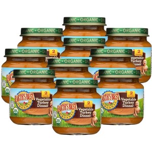 Earth's Best Organic Vegetable Turkey Dinner Baby Food 6+ Months - Case of 10/4 oz - 1 of 4