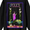 The Police Bob Masse Poster Art Crew Neck Long Sleeve Black Adult Sweatshirt - 2 of 3