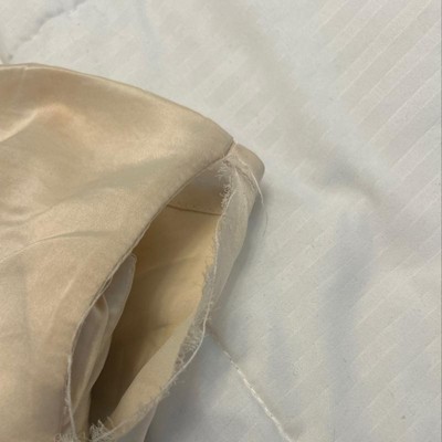 Standard Solid Silk Pillowcase Cream - Casaluna™ : Target