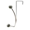 Evideco French Home Goods Versatile Over-the-Door Metal Rack with Ceramic Hooks - 2 of 4