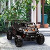 Qaba 12V Ride On Truck, 3.7 MPH Battery Powered Electric Car for Kids w/ Remote Control, 4-Wheel Suspension, Lights, Horn & Music - 2 of 4