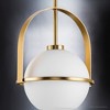 Urban Ambiance Luxury Mid-Century Modern Pendant 12.375''H x 9.375''W,  Brushed Bronze Finish,  Albuquerque Collection, UHP4342 - 4 of 4