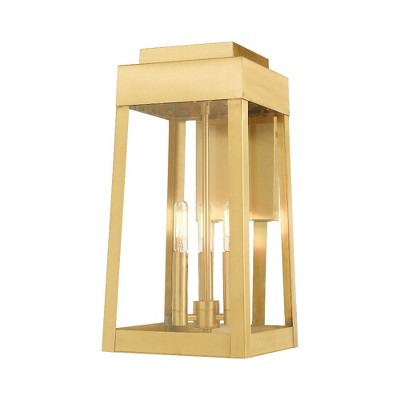 Livex Lighting Oslo 3 - Light Wall Light in  Satin Brass