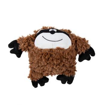 goDog PlayClean Sloth Squeaker Plush Pet Toy for Dogs & Puppies