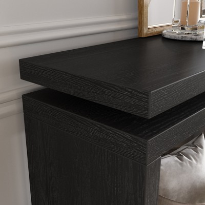 Bella Depot 60'' Farmhouse Console Table, Wooden Entryway Table with Double Board Suspension Design for Living Room