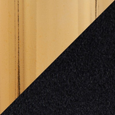 Black Velvet and Gold Metal Swivel Counter Stools, Set of 2