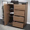 RealRooms Devon 4-Drawer Dresser with Door - 4 of 4