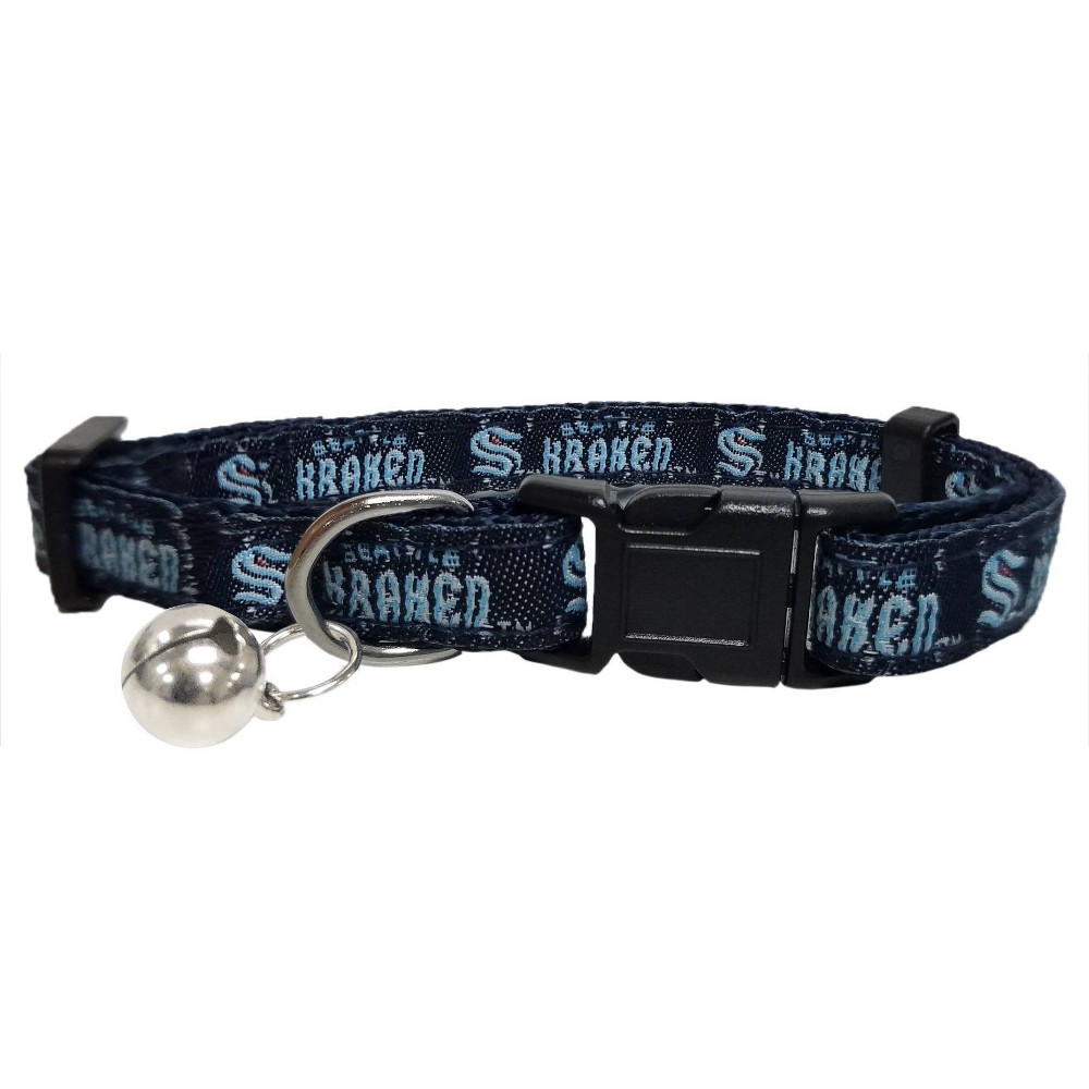 Photos - Collar / Harnesses NHL Seattle Kraken Cat Collar