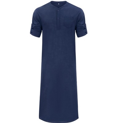 Men's Pajamas Cotton Linen Pajamas Men's Jumpsuit Pajamas