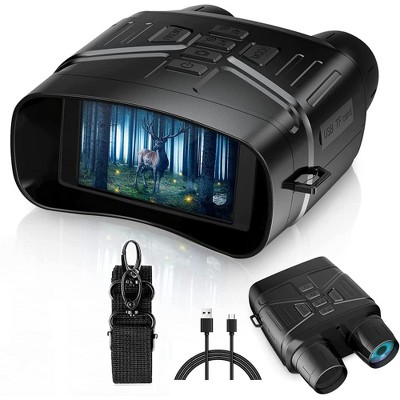 Night Vision Binoculars, 3-Inch TFT Screen, 5X Digital Zoom, 36MP Camera, Rechargeable Lithium Battery