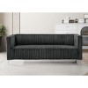 Home Design Gavin Velvet Square Sofa, Gray - 2 of 4