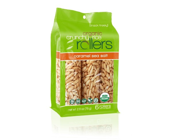 Bamboo Lane Caramel Sea Salt Crunchy Rice Rollers - 2.6oz