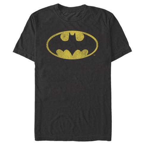 schade Onbevreesd huren Men's Batman Logo Retro Caped Crusader T-shirt : Target