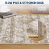 Area Rugs Floral Printed Indoor Mat Soft Non Slip Low Pile Washable Rug Modern Rug for Living Room - 2 of 4