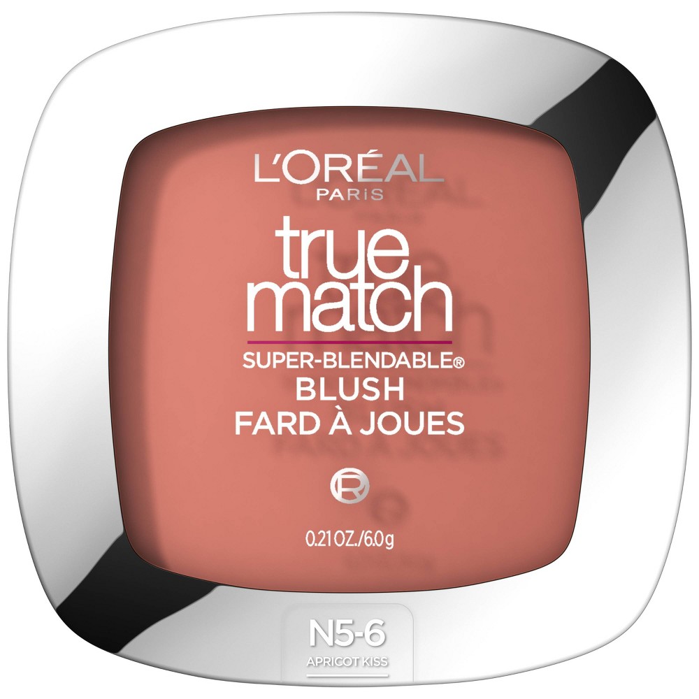 Photos - Other Cosmetics LOreal L'Oreal Paris True Match Blush N5-6 Apricot Kiss .21oz 