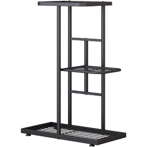 Plant Stand Indoor 6 Tier Metal Flower Shelf, Multi-Layer Iron Flower Pot Rack, Tall Corner Plant Holder, Movable Floor-Standing Plant Shelf - 1 of 4