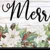 HomeRoots Merry and Bright Black Framed Print Wall Art - 4 of 4