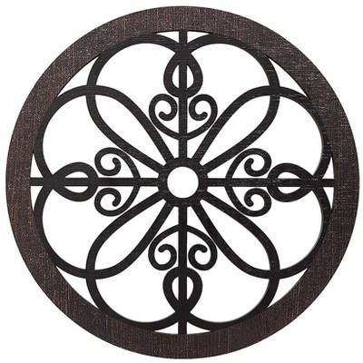 The Lakeside Collection Scrolled Wall Medallion Elegant Metal Wall Art Decor - Kaleidoscope