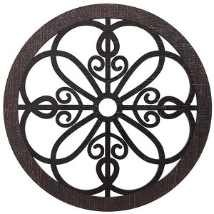 The Lakeside Collection Scrolled Wall Medallion Elegant Metal Wall Art Decor - Kaleidoscope - 1 of 3