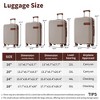 4 PCS Expanable Luggage Set with Compression Packing Cubes, Suitcase with TSA Lock and 360° Spinner Wheels, 16"+20"+24"+28" - ModernLuxe - 3 of 4