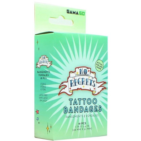Gamago Gamago No Regrets Fake Tattoo Bandages Set Of 18 Target