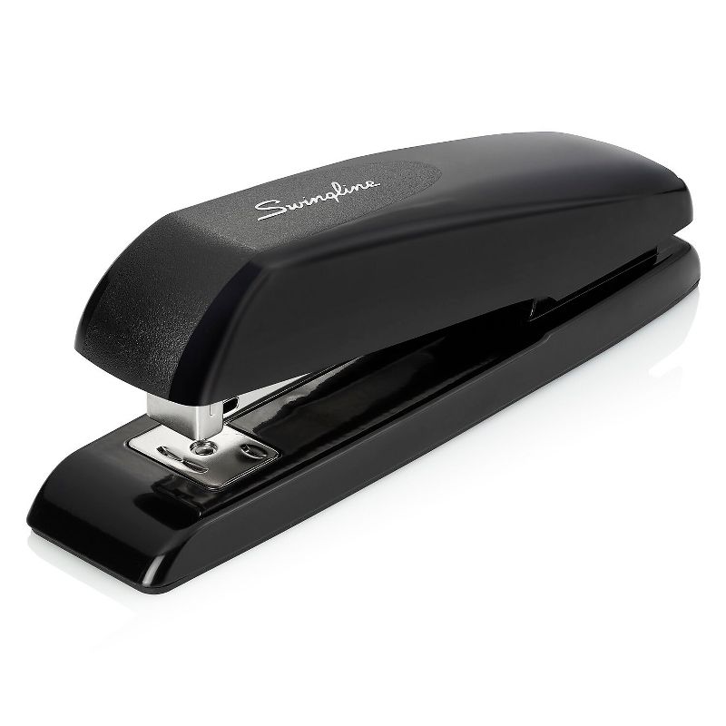 Swingline Durable Full Strip Desk Stapler 20-Sheet Capacity Black 64601, 5 of 6