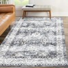Washable Vintage Printed Rug Non Slip Low Pile Rug Soft Retro Throw Floor Cover Foldable Indoor Carpet for Living Room Bedroom Playroom Nursery - 3 of 4