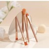 Wikineon Premium Makeup Brush Three Piece Set - Soft Synthetic Bristles for Foundation, Powder & Blush, Professional-Grade Tools - 3 of 4
