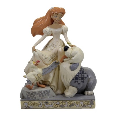 Jim Shore 8.0" Spirited Siren White Woodland Ariel  -  Decorative Figurines