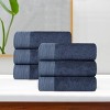 Rayon From Bamboo Cotton Blend Eco-Friendly Hypoallergenic Solid Bathroom Towel Set by Blue Nile Mills - 2 of 4