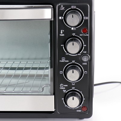 Better Chef Chef Central XL Toaster Oven and Broiler with Dual Solid Element Burners - Thumbnail 4