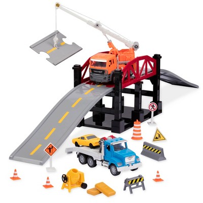 driven bridge construction playset