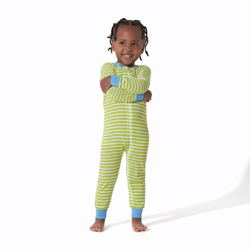 Gerber Baby & Toddler Boys' Snug Fit Footless Pajamas - 3-Pack, 4 of 10